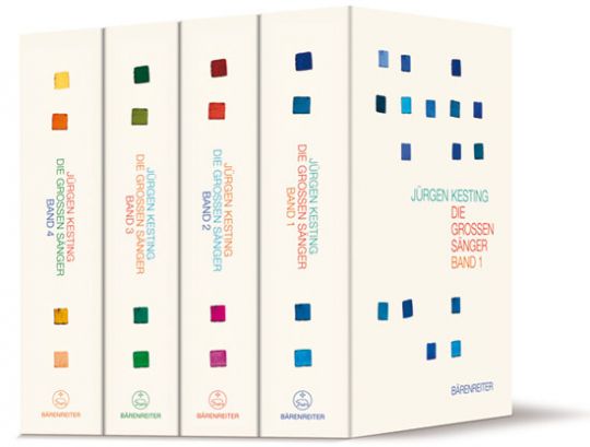 Die großen Sänger. Ungekürzte Sonderausgabe in 4 Bänden. - Von Jürgen Kesting. Hamburg 2008/2010.