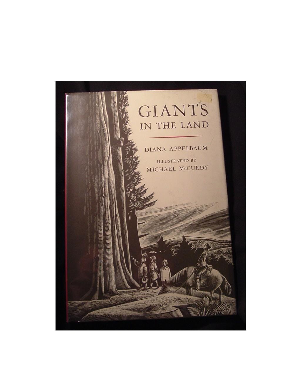 Giants in the Land by Appelbaum, Diana Fine Hardcover (1993) 1st Edition Cindamar Books LLC