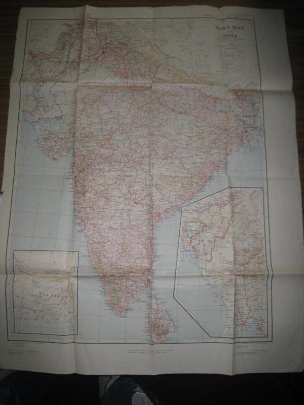 Road map of India and adjacent countries. Scale 1 : 3 168 000. Published 1942. Reg. No. 2098. Maßstab 1 : 3 168 000. Wheeler, E. O.: [ ] [Softcover]