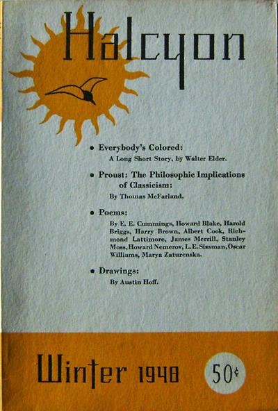 Halcyon Winter 1948 de Cummings, E. E., Nemerov, Howard, Merrill, James ...