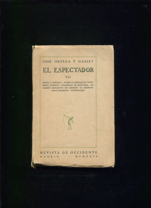 El espectador :; Tomo VII by Ortega y Gasset, José: Very Good Paperback ...