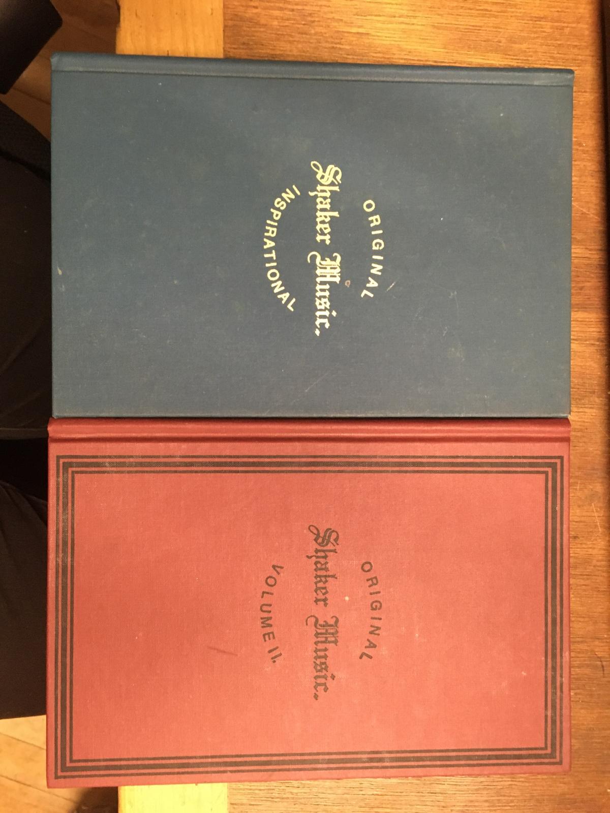 Shaker Music 2 volumes Original Inspirational Hymns and Songs