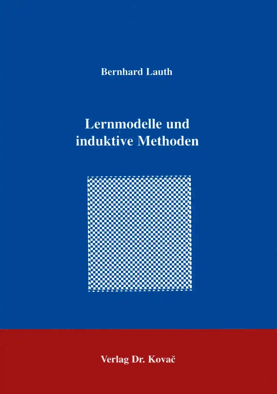 Lernmodelle und induktive Methoden, - Bernhard Lauth