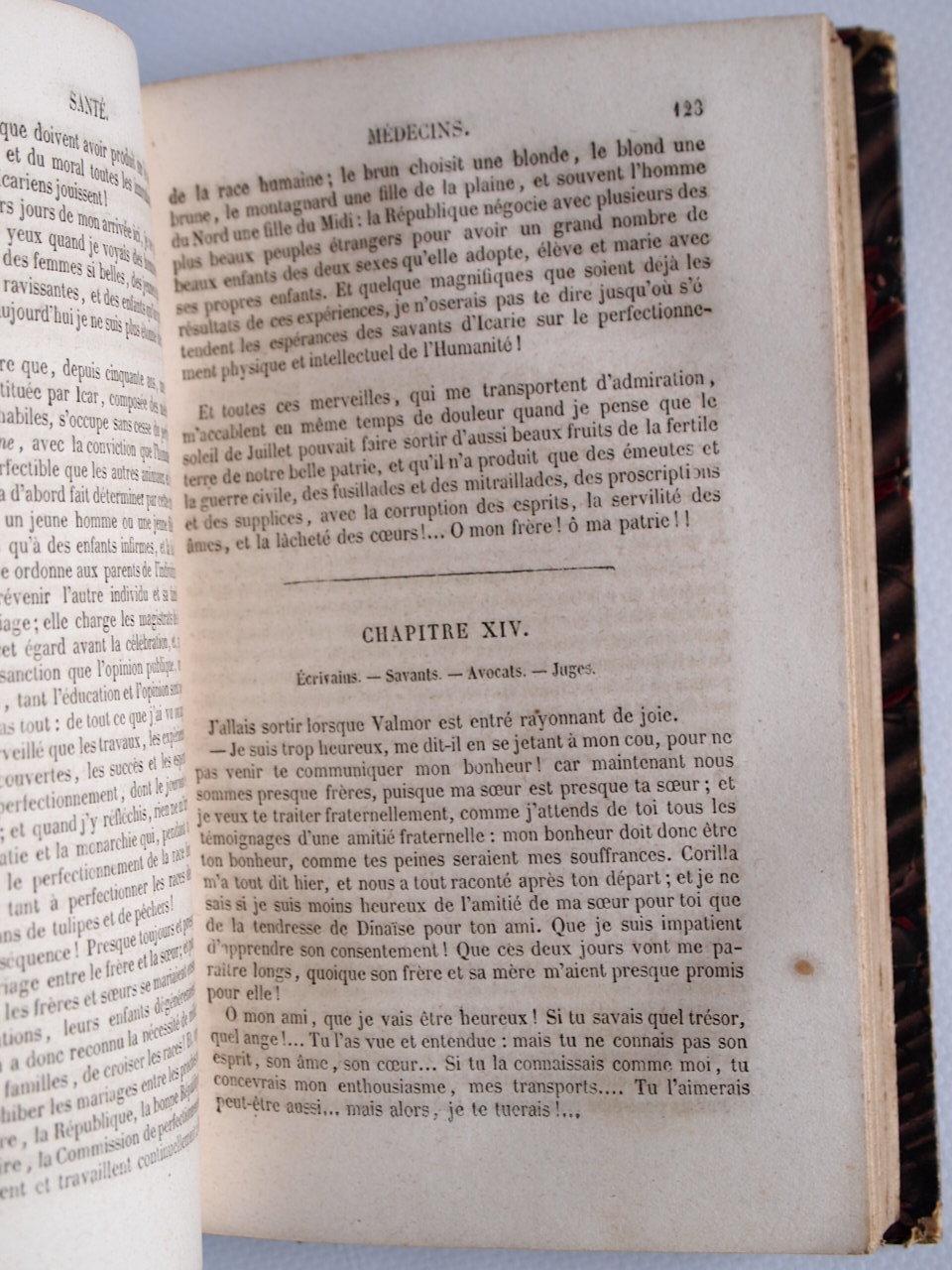 Voyage en Icarie by CABET Etienne Couverture rigide (1845) Librairie