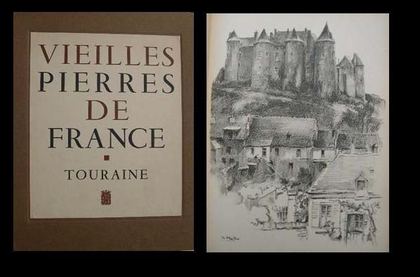 Vieilles pierres de France. Touraine. Hallo (Charles-Jean) [Très bon] [Couverture rigide]
