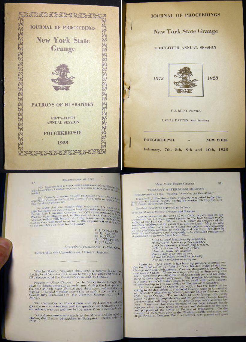 Journal of proceedings new york state grange patrons of husbandry fifty