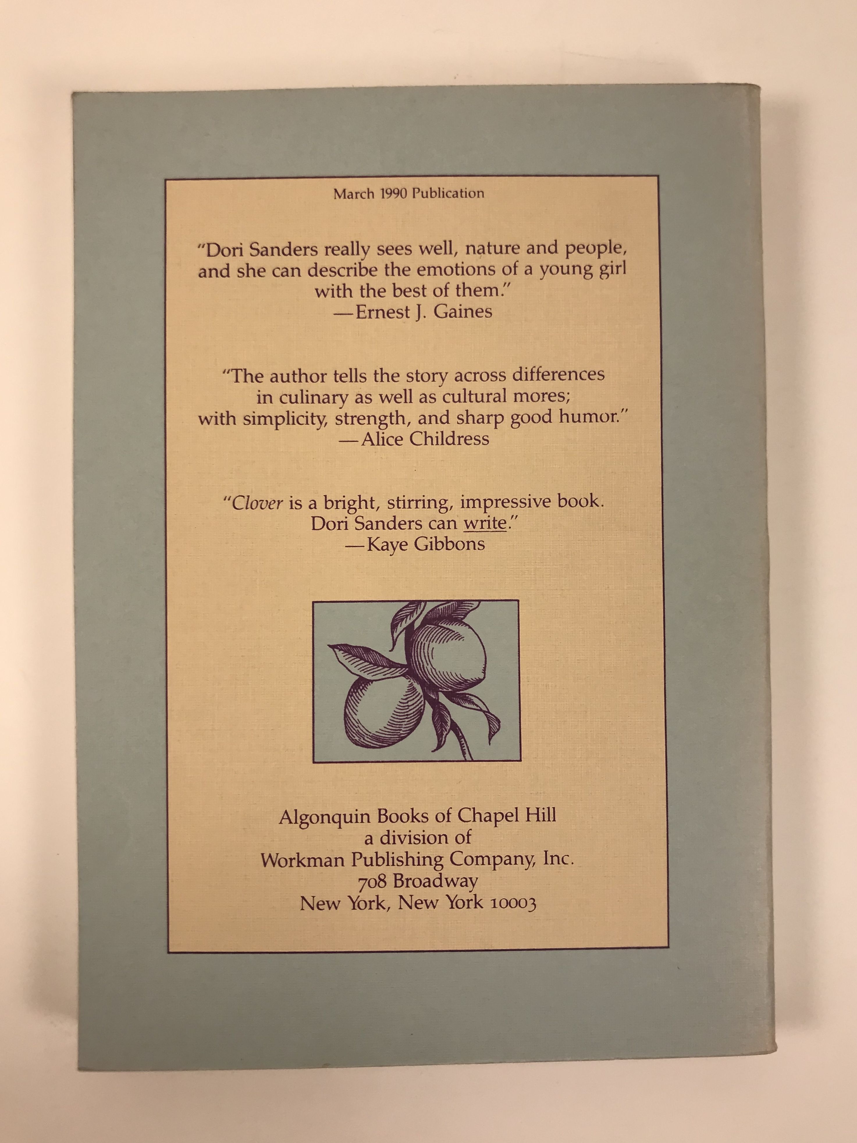 Clover by Sanders, Dori Fine Original wraps (1990) First Edition