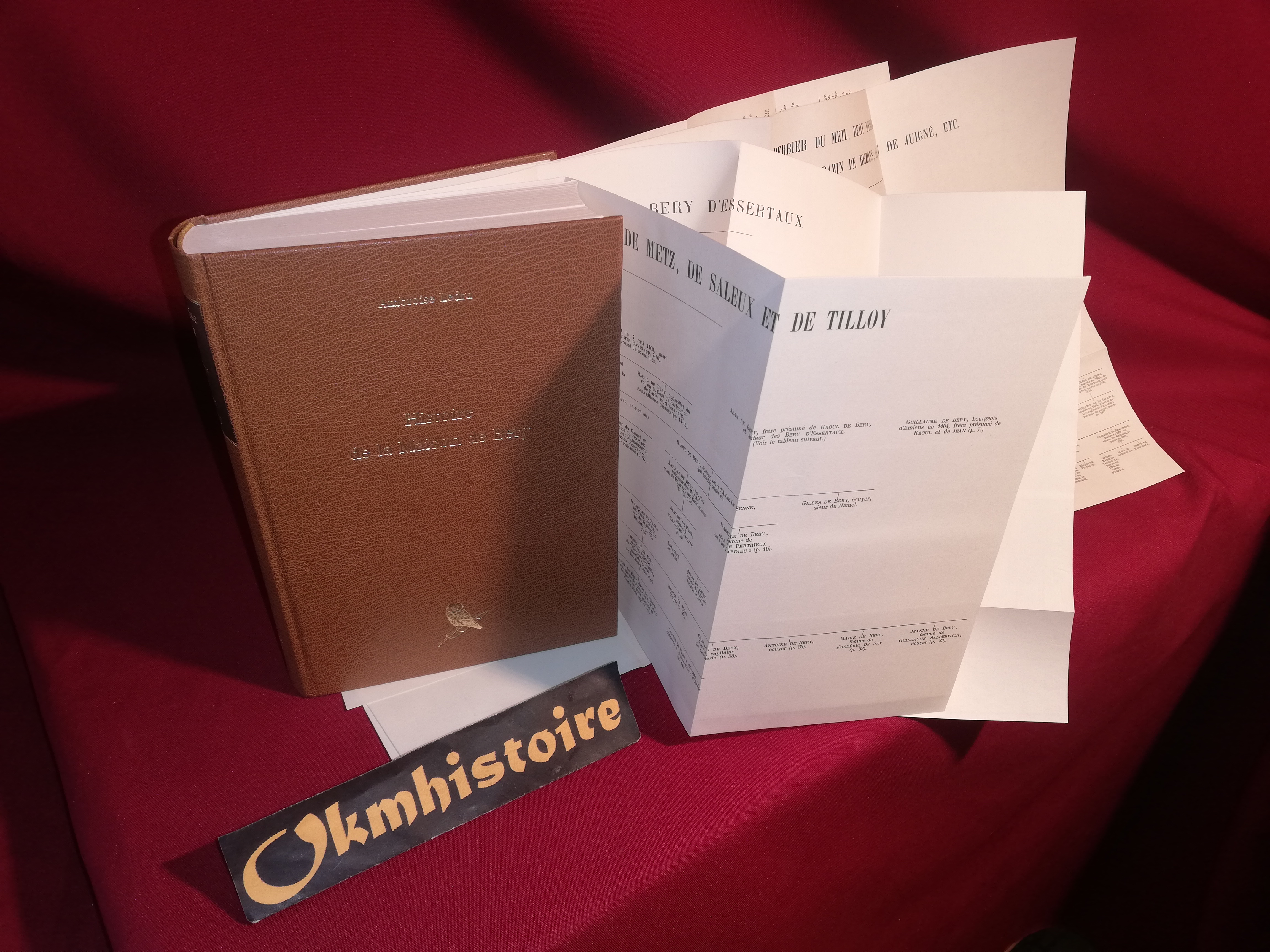 Histoire de la maison de Bery. LEDRU ( Abbé Amboise ). [Fine] [Hardcover]