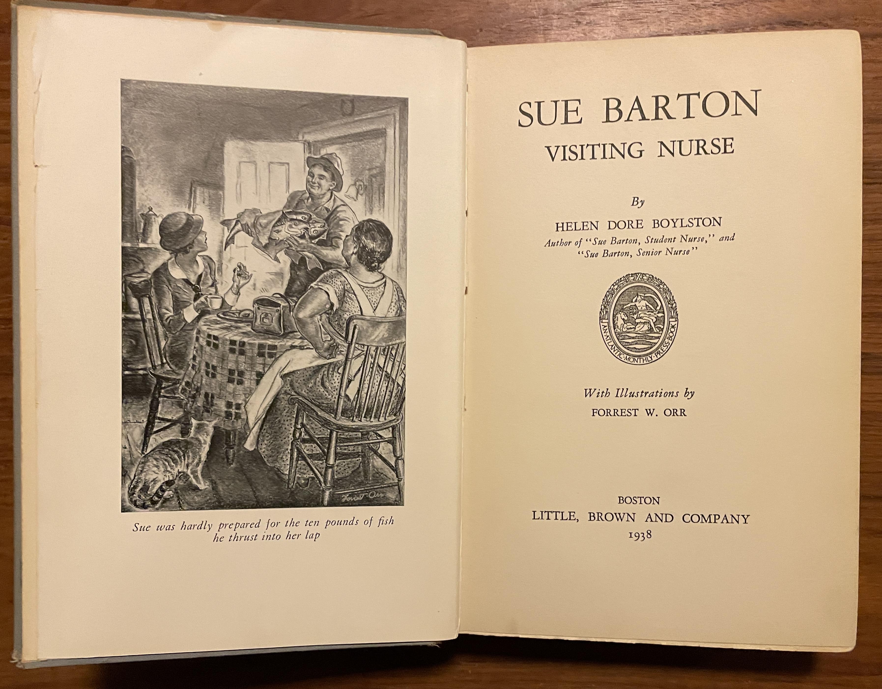 Sue Barton Visiting Nurse by Boylston, Helen Dore Very Good Hardcover