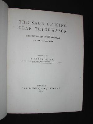 the saga of king olaf