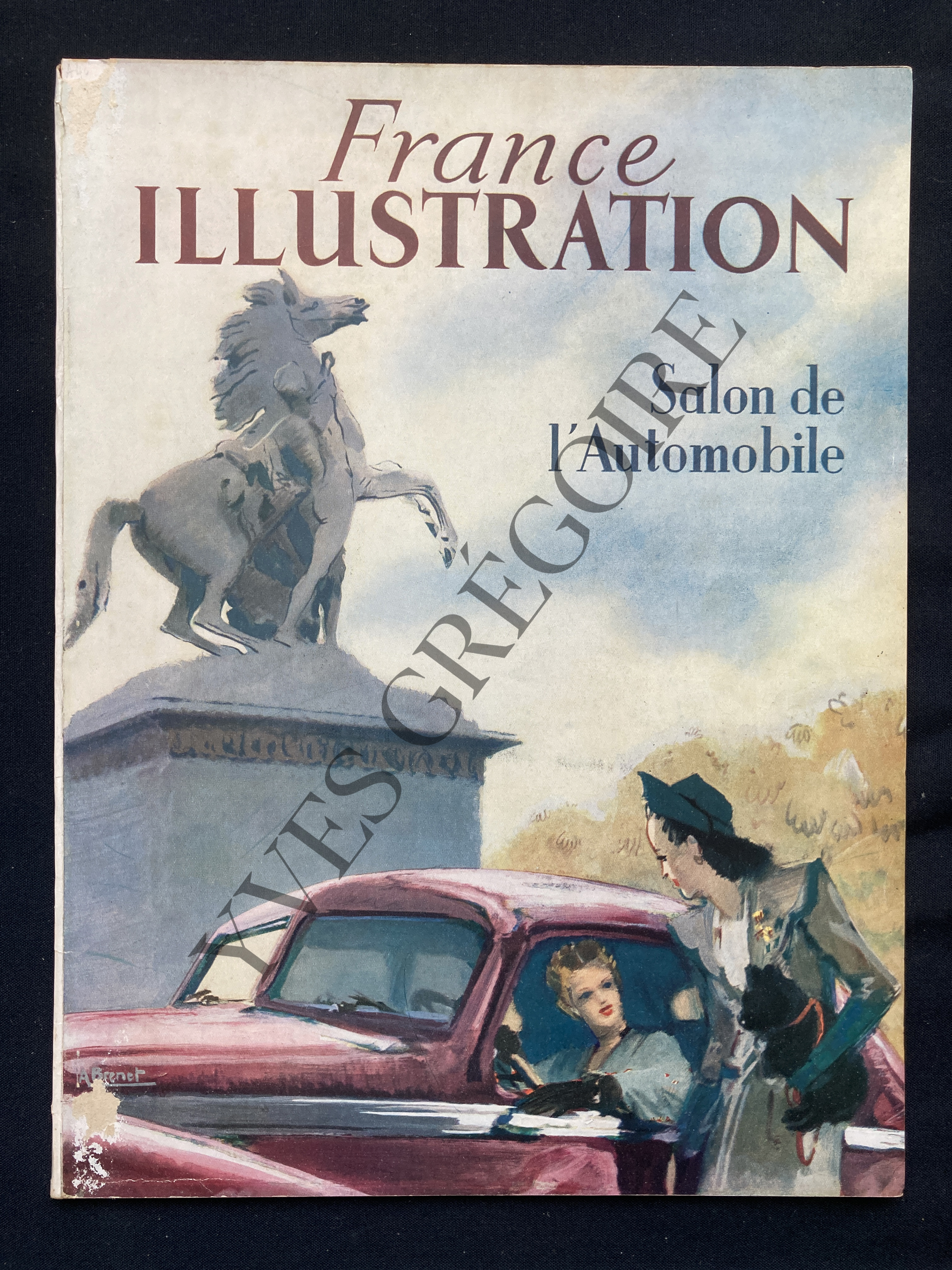FRANCE ILLUSTRATION-N°105-4 OCTOBRE 1947-SALON DE L'AUTOMOBILE [Bon] [Couverture souple]