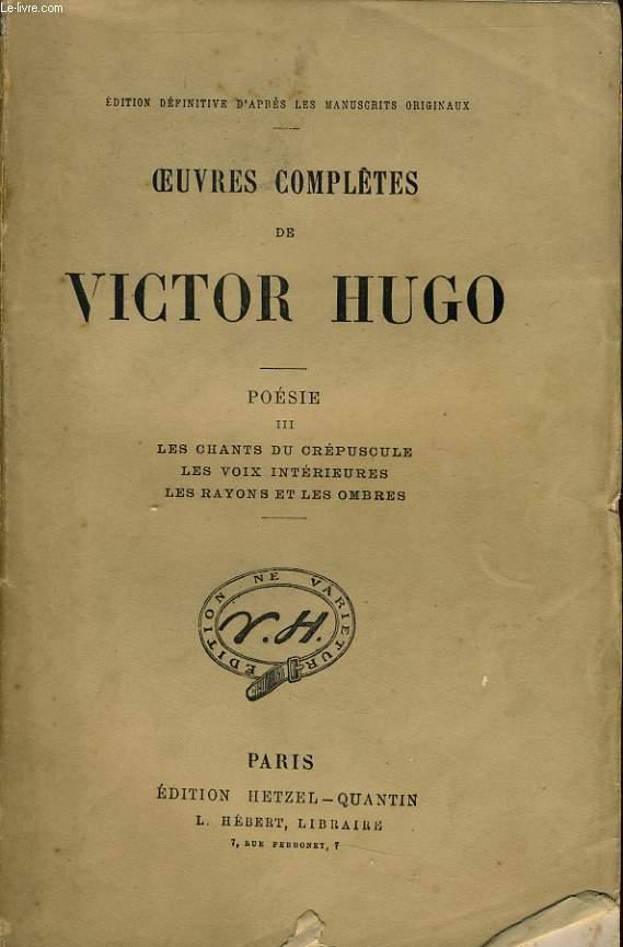 victor hugo oeuvres