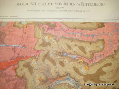 Geologische Karte von Baden-Württemberg (7415 Seebach) by Geologisches