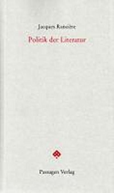 Politik der Literatur - Jacques Rancière