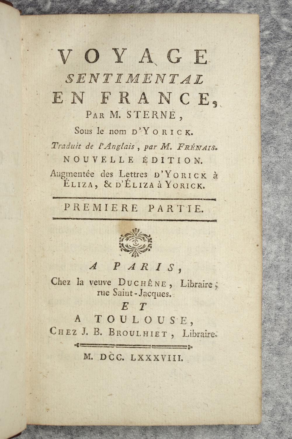 1768 en toute lettre en anglais