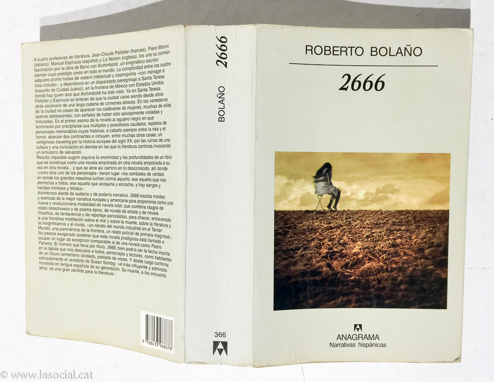 2666 By Roberto Bolano Bien Tapa Blanda 05 La Social Galeria Y Libros