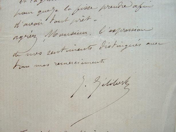 [Signé] Le peintre de chasse Jules Gélibert donne ses tarifs. Gélibert Jules Bertrand 1834 1916 [ ]