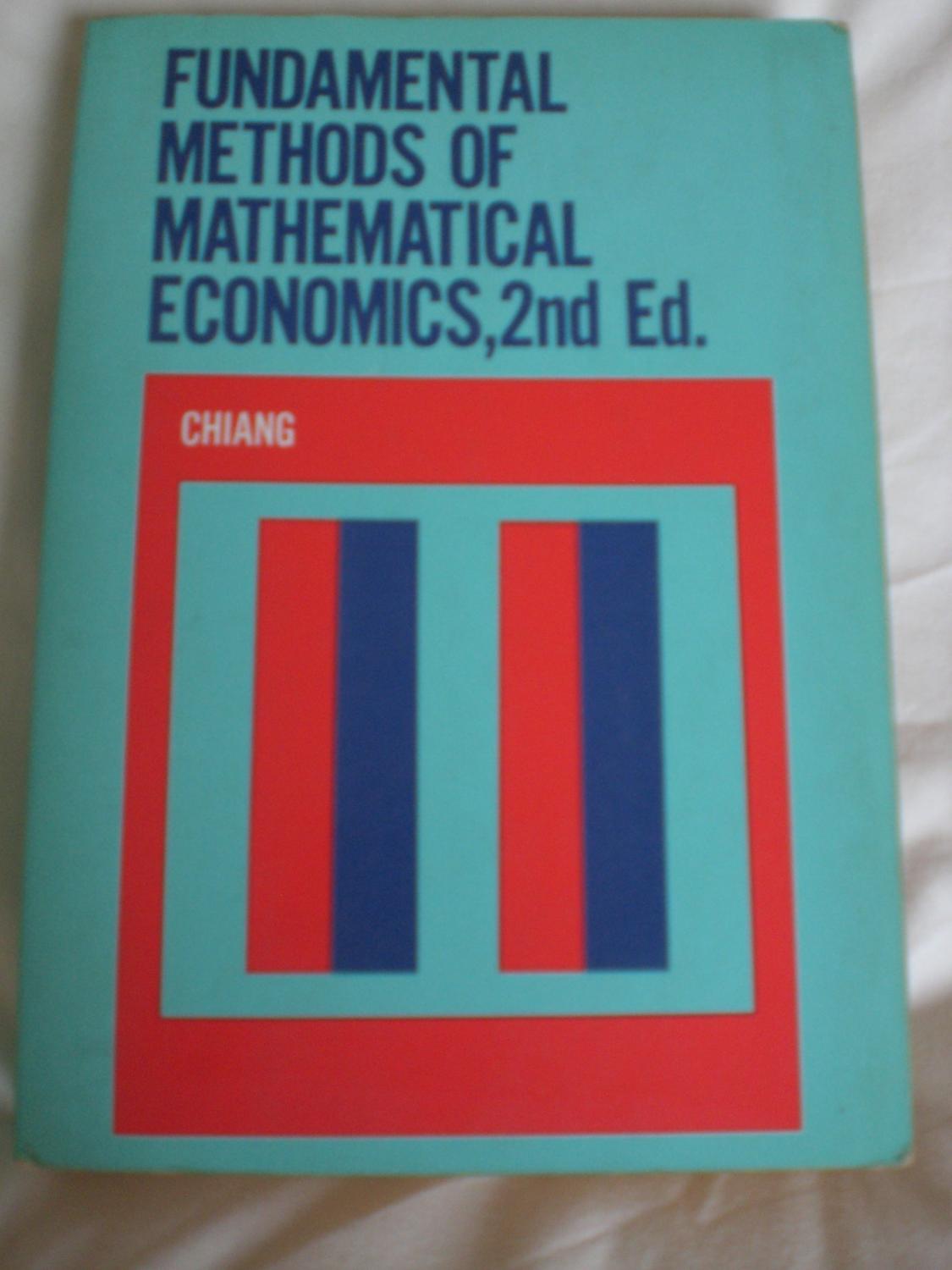 Fundamental Methods of Mathematical Economics