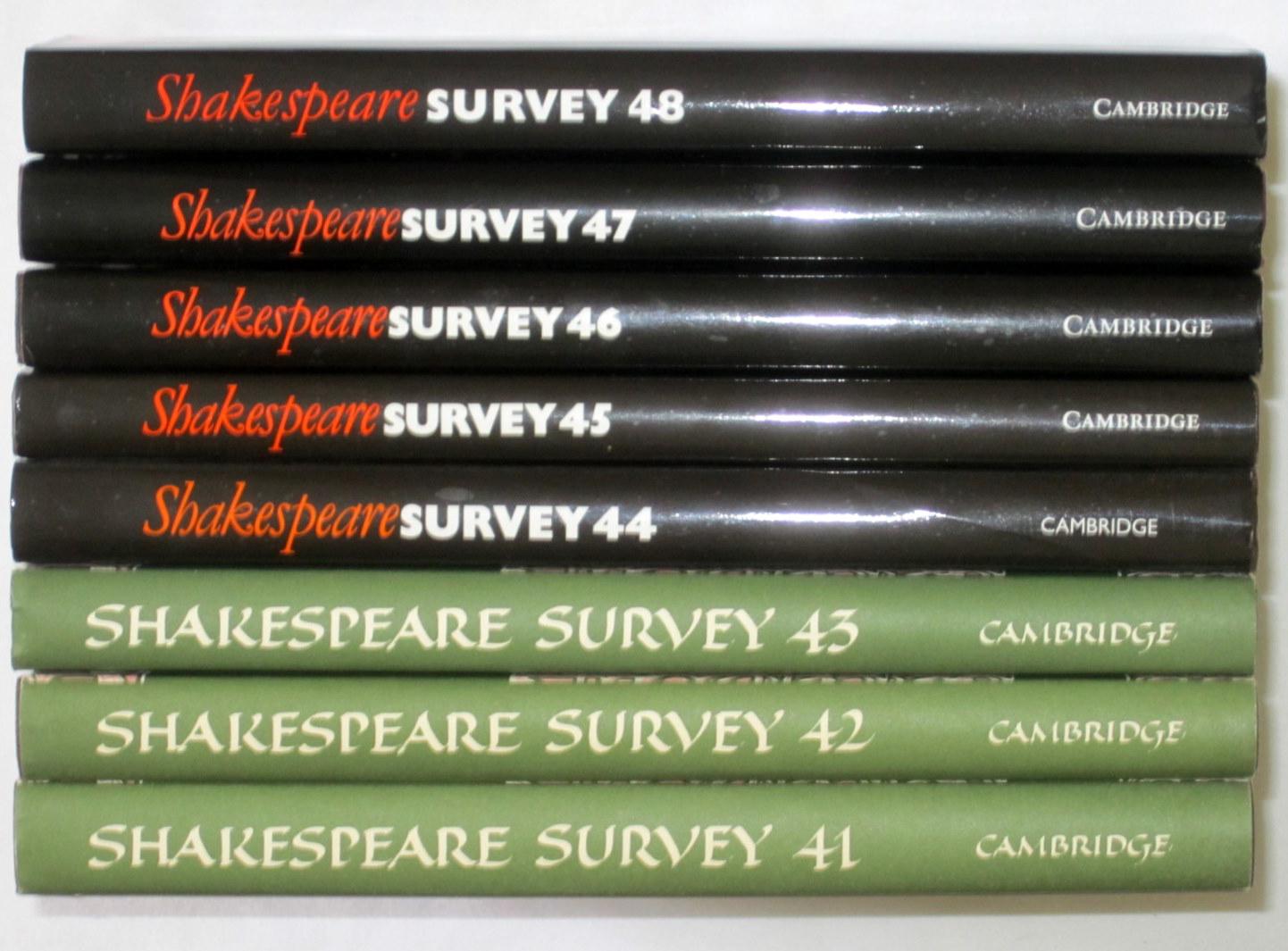 Shakespeare Survey Volume 48, Shakespeare and Cultural Exchange. An Annual Survey of Shakespeare Studies and Production. - Wells, Stanley.
