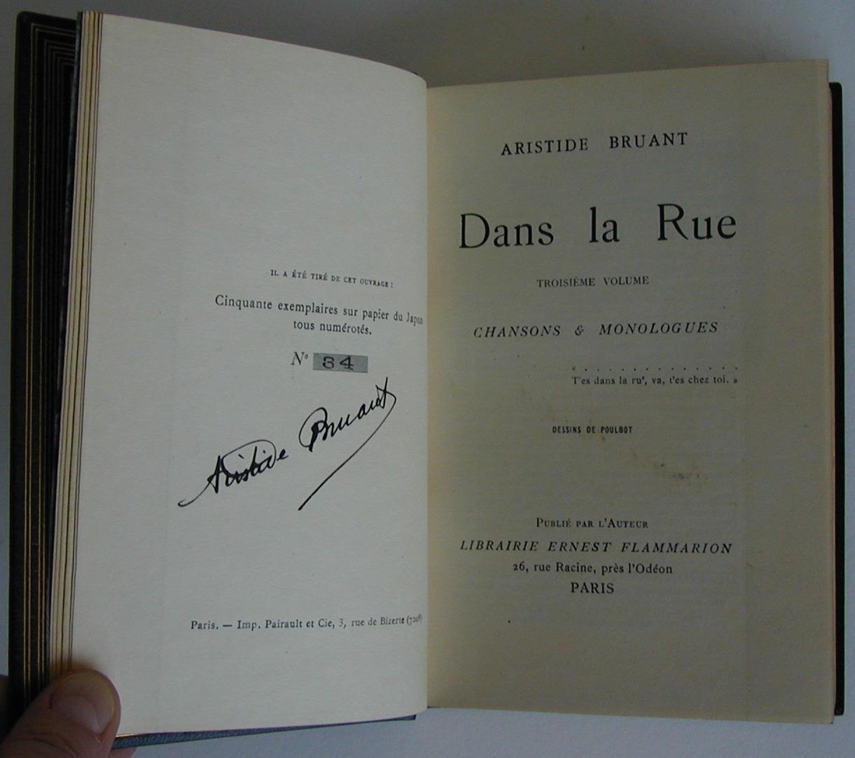 Dans la rue Chansons et monologues ( Vol. I ) Dans la rue