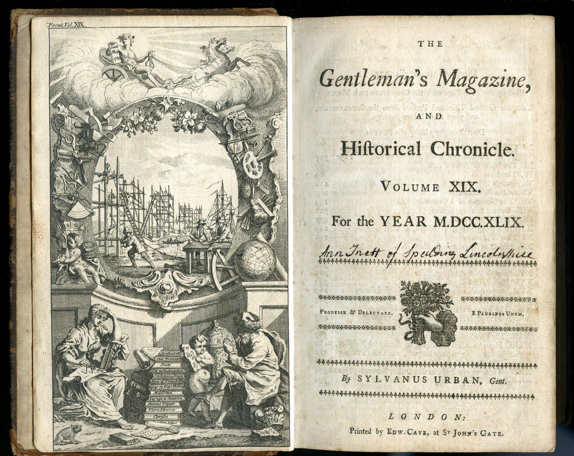 The gentleman's magazine, and historical chronicle . ON OvO. 910  4., K*H»>, >-I K, l^Xl<.J»I-«l