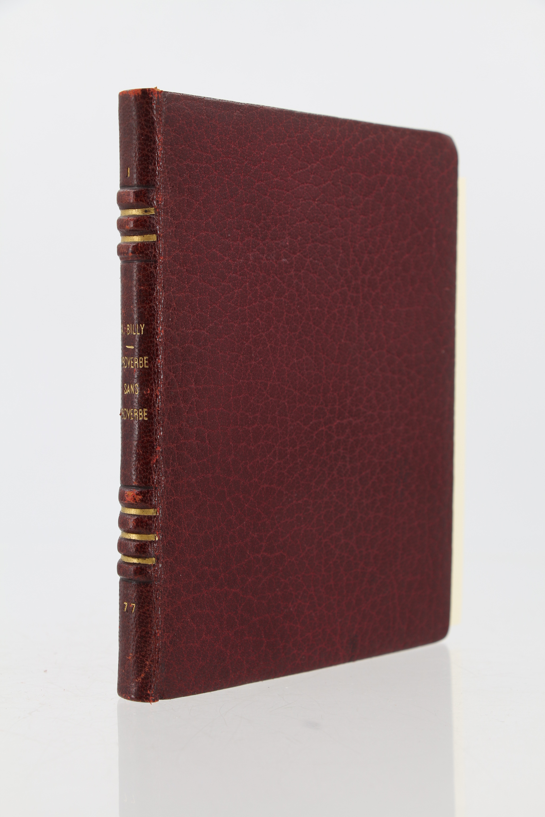 [Edition originale] Proverbe sans proverbe André BILLY [Couverture rigide]