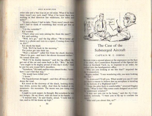 THE CASE OF THE SUBMERGED AIRCRAFT W.E. Johns [Bon] [Couverture rigide]