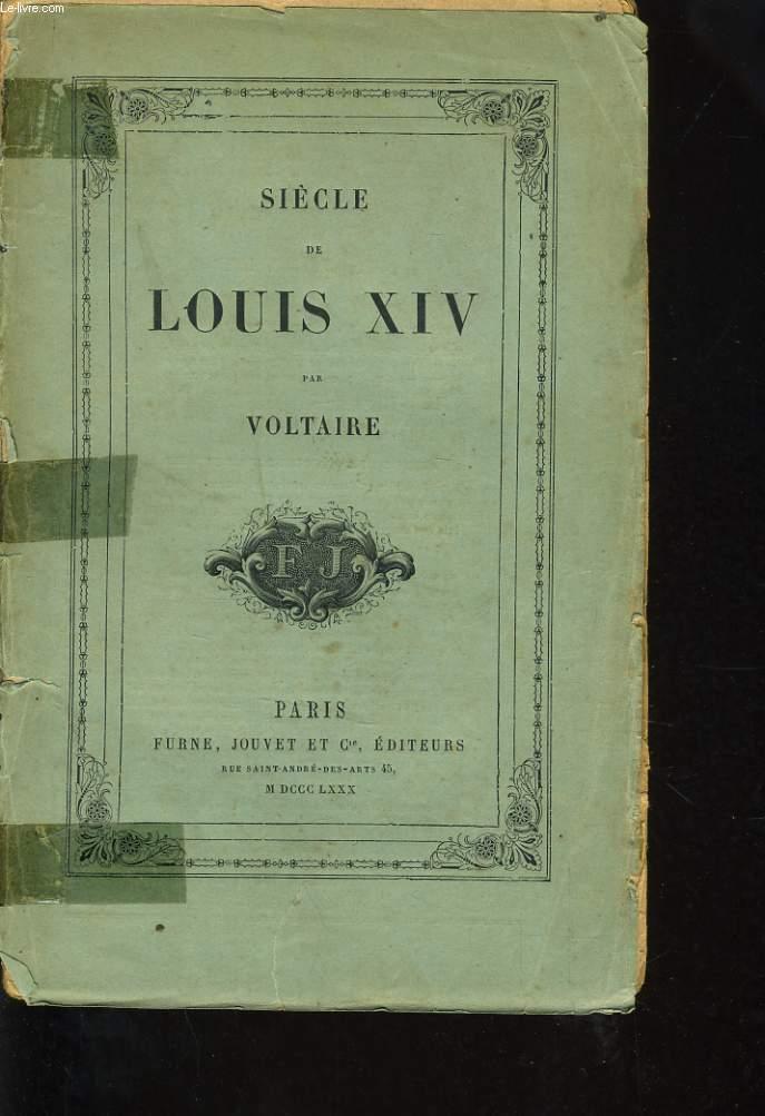 SIECLE DE LOUIS XIV by VOLTAIRE: bon Couverture souple (1880) | Le-Livre