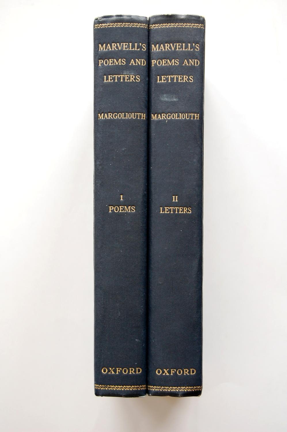 The Poems and Letters of Andrew Marvell by Marvell, Andrew; H. M