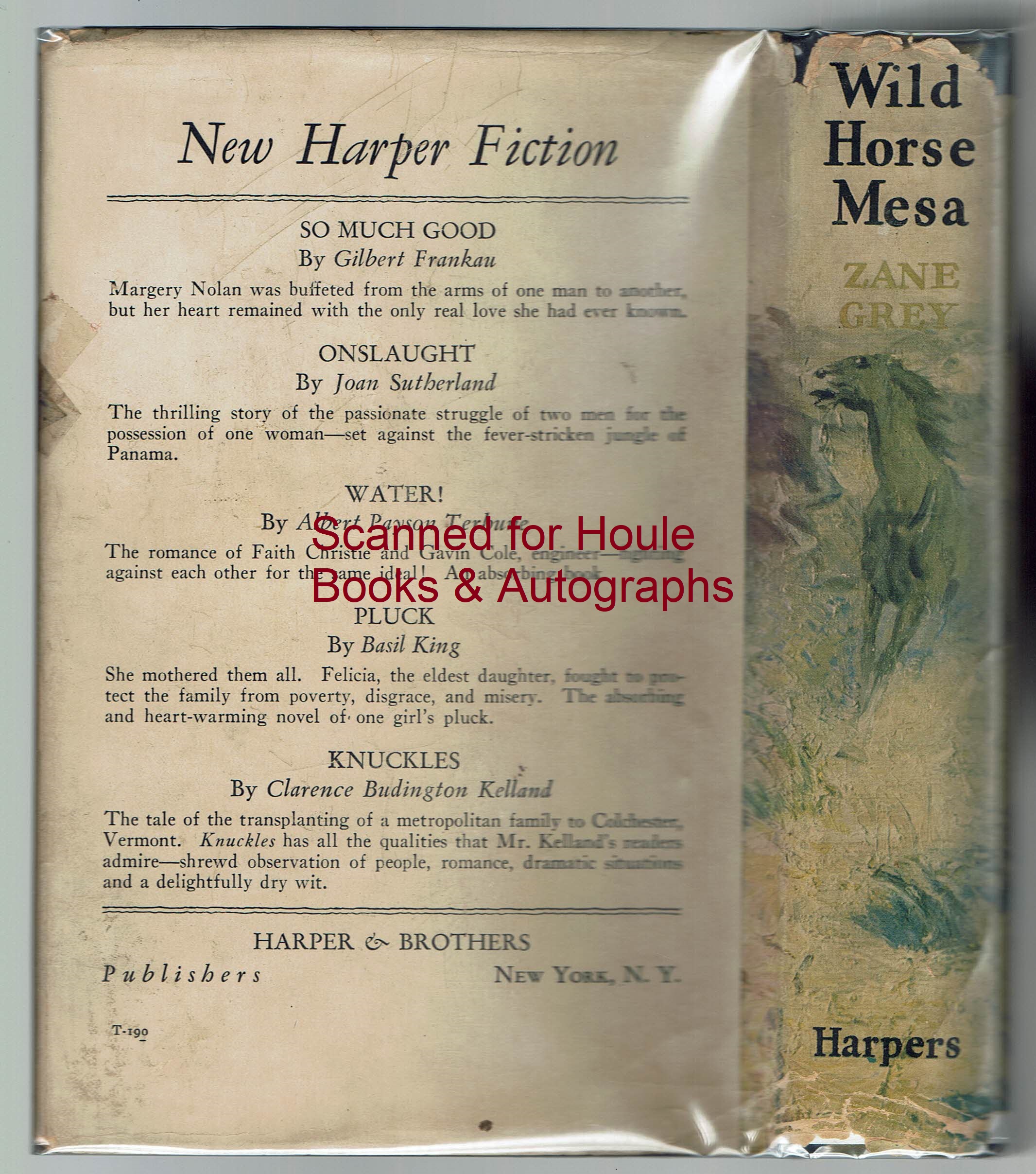 Wild Horse Mesa by Grey, Zane: Very Good Hardcover (1928) 1st Edition ...