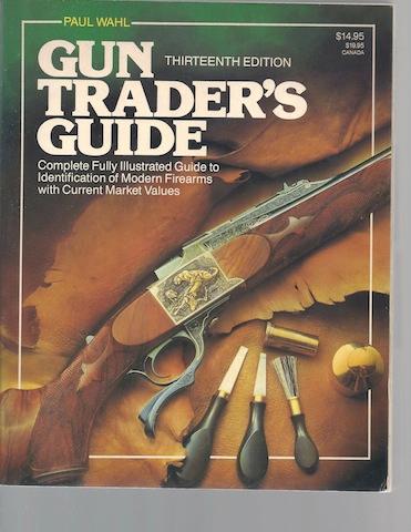 13th Edition 1987 Rifles Firearms for sale online Gun Trader's Guide by Paul Wahl 