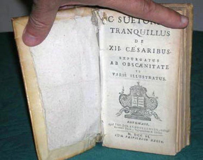 Suetonius tranquillus de XII Cesaribus ex purgatus ab obscanitate et