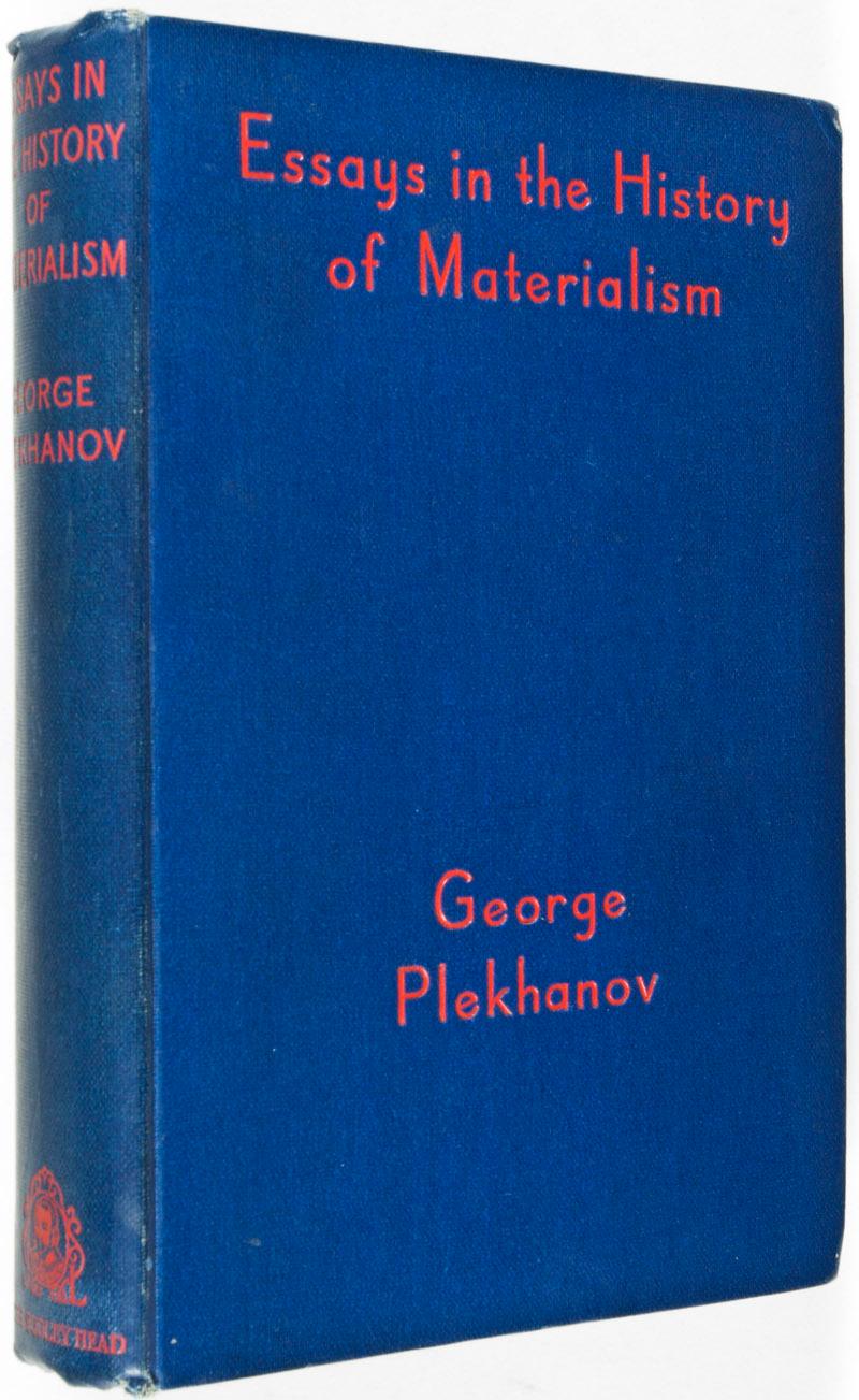 essays in historical materialism plekhanov