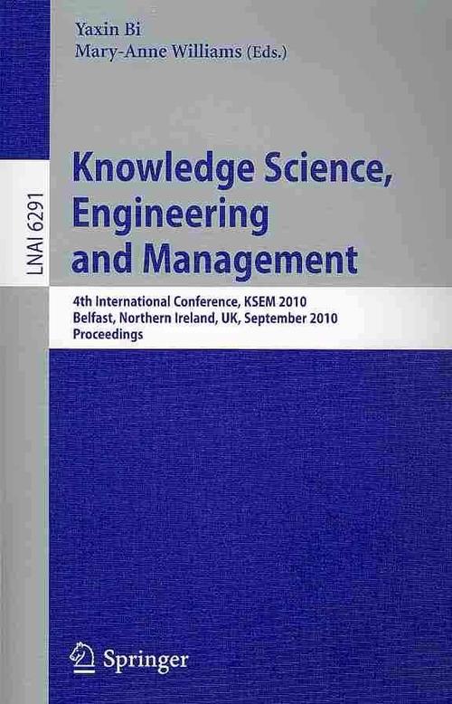Knowledge Science, Engineering and Management (Paperback)