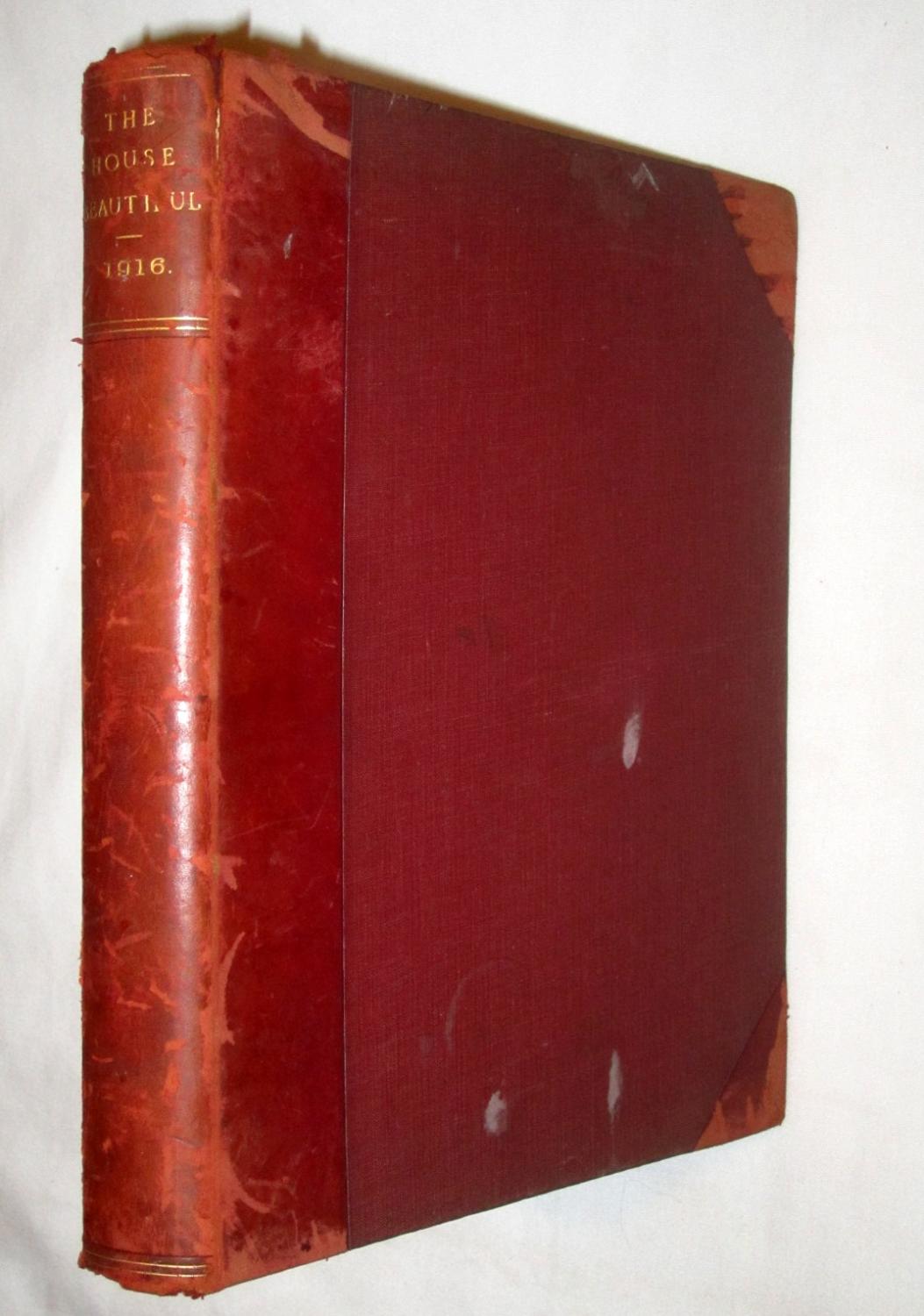 The House Beautiful. January to December 1916, (12 bound copies of