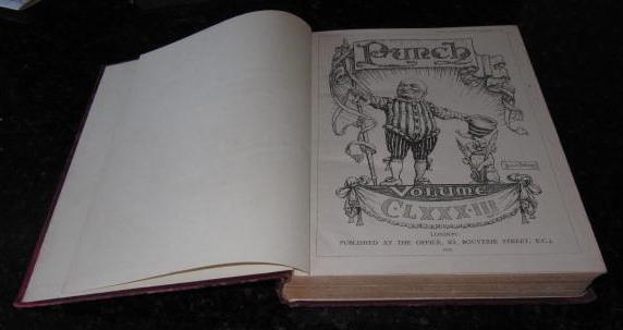 Punch Vol. CLXXXIII. July - December 1932: Good Hard Cover