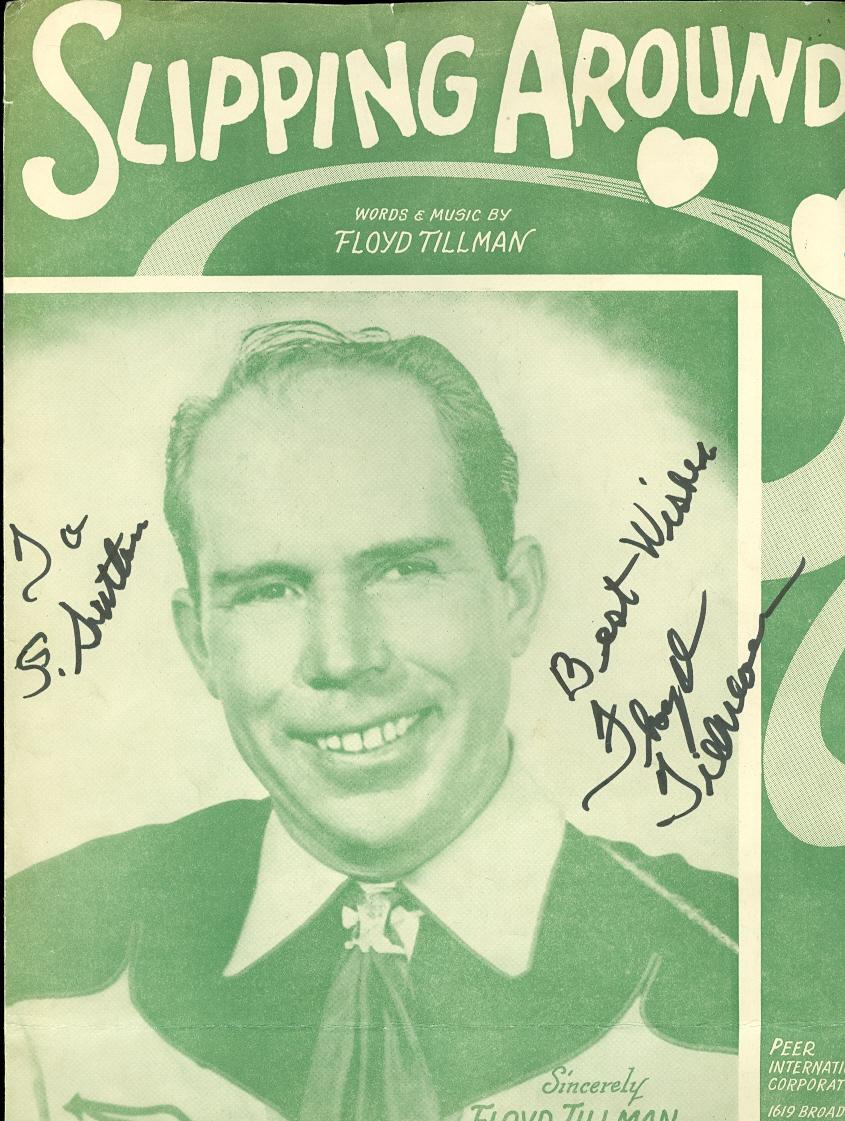 Slipping Around by Tillman, Floyd: Softcover (1949) Signed by Author(s) |  The Ridge Books