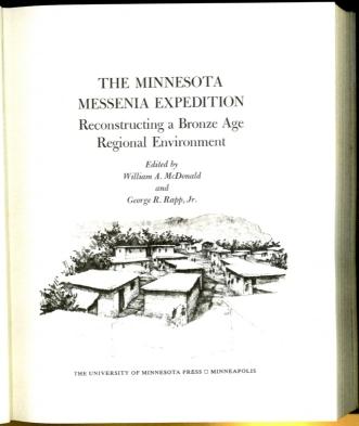 Minnesota Messenia Expedition Reconstructing a Bronze Age Regional Environment 