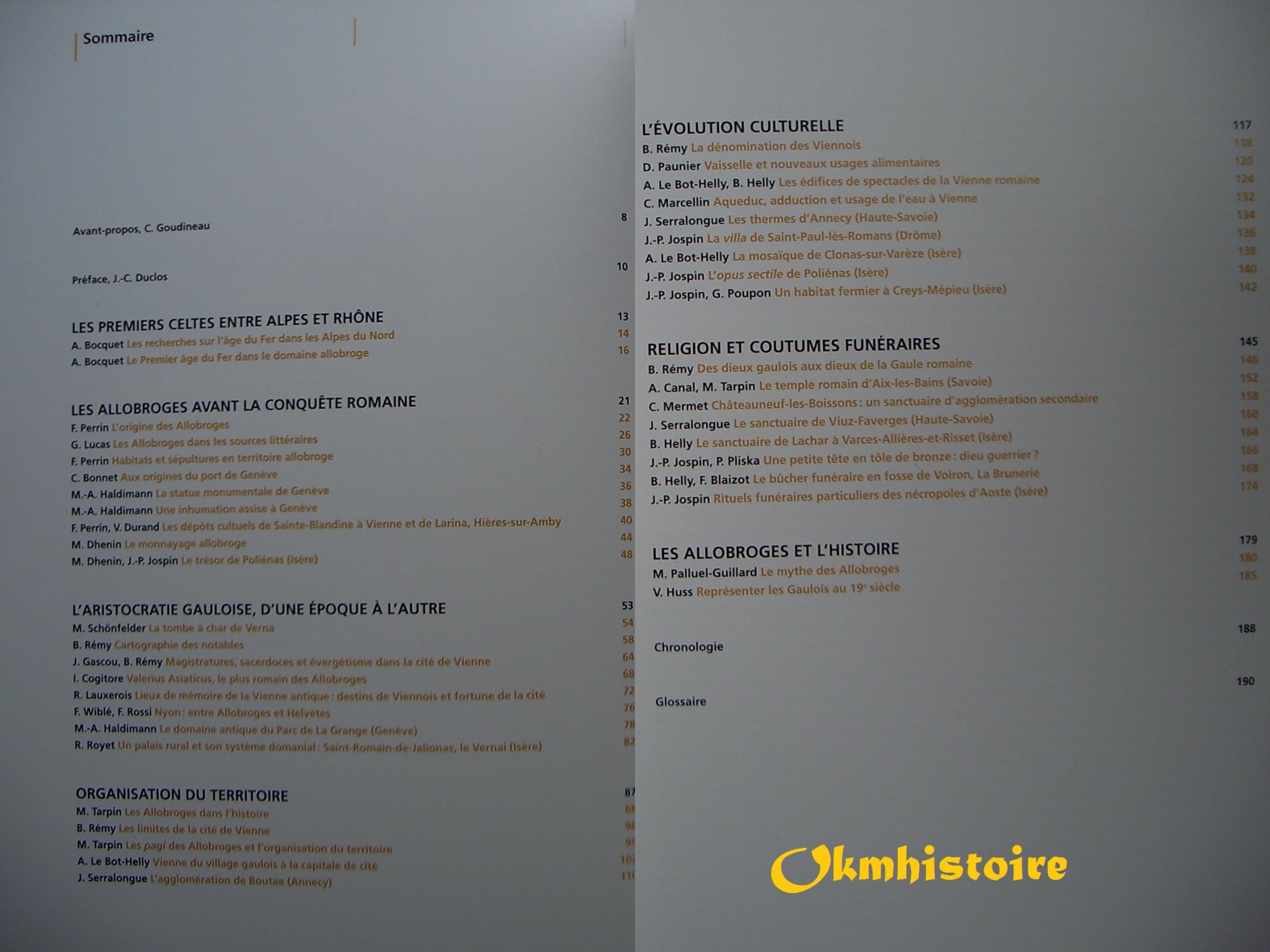 Les Allobroges Gaulois et Romains du Rhône aux Alpes De l