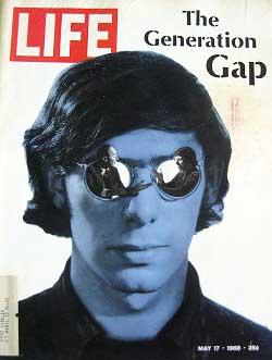 royalty Trivial Besiddelse Life Magazine May 17, 1968 -- Cover: The Generation Gap: Very Good Magazine  (1968) | Moneyblows Books & Music