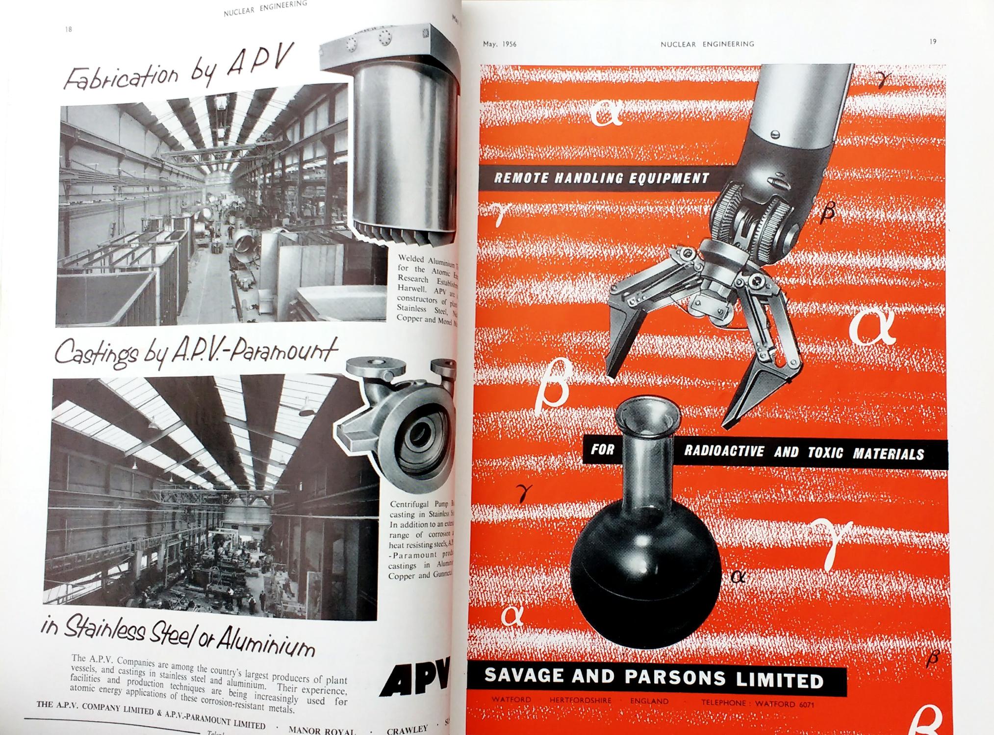 Nuclear Engineering. Volume 1. No. 2: (1956) Magazine 