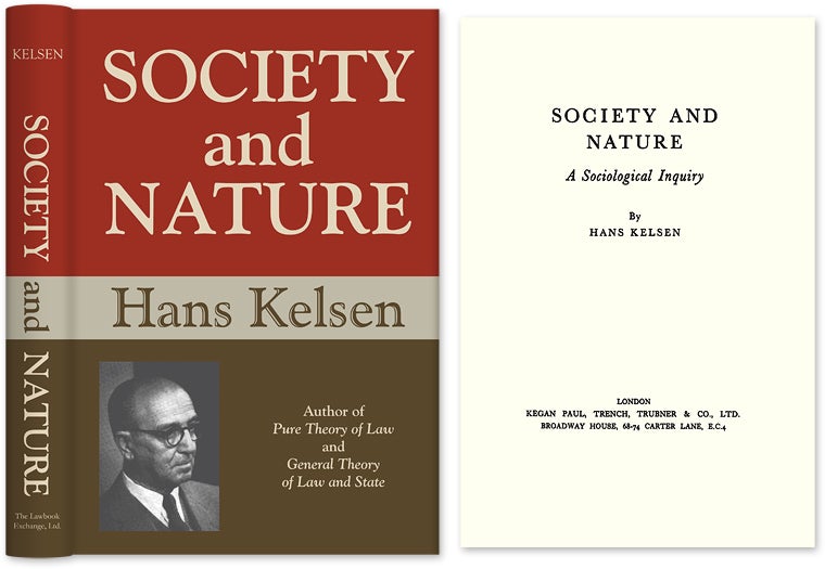 Society and Nature: A Sociological Inquiry - Kelsen, Hans (HARDCOVER)