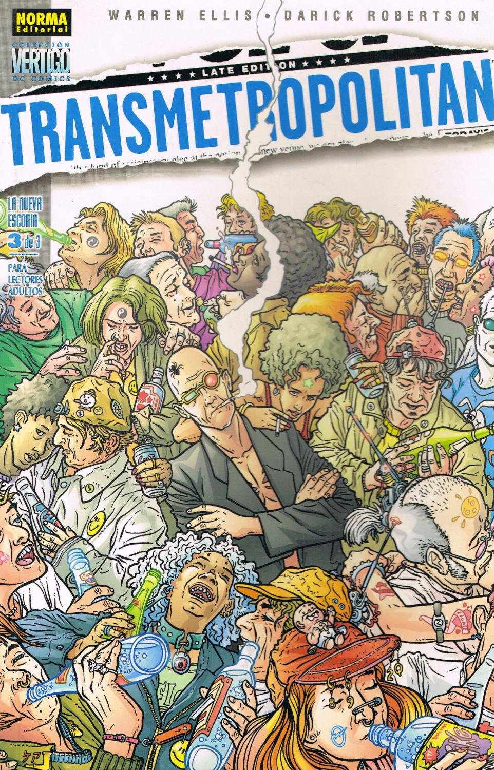 TRANSMETROPOLITAN :La nueva escoria - Warren Ellis / Darick Robertson