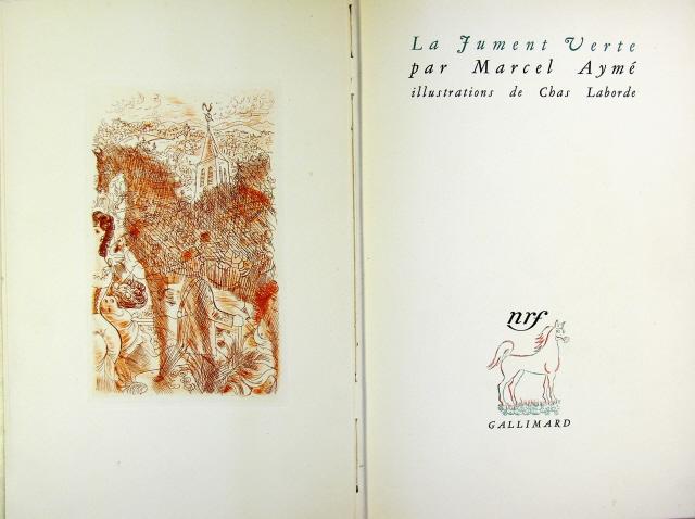 La jument verte. AYME Marcel