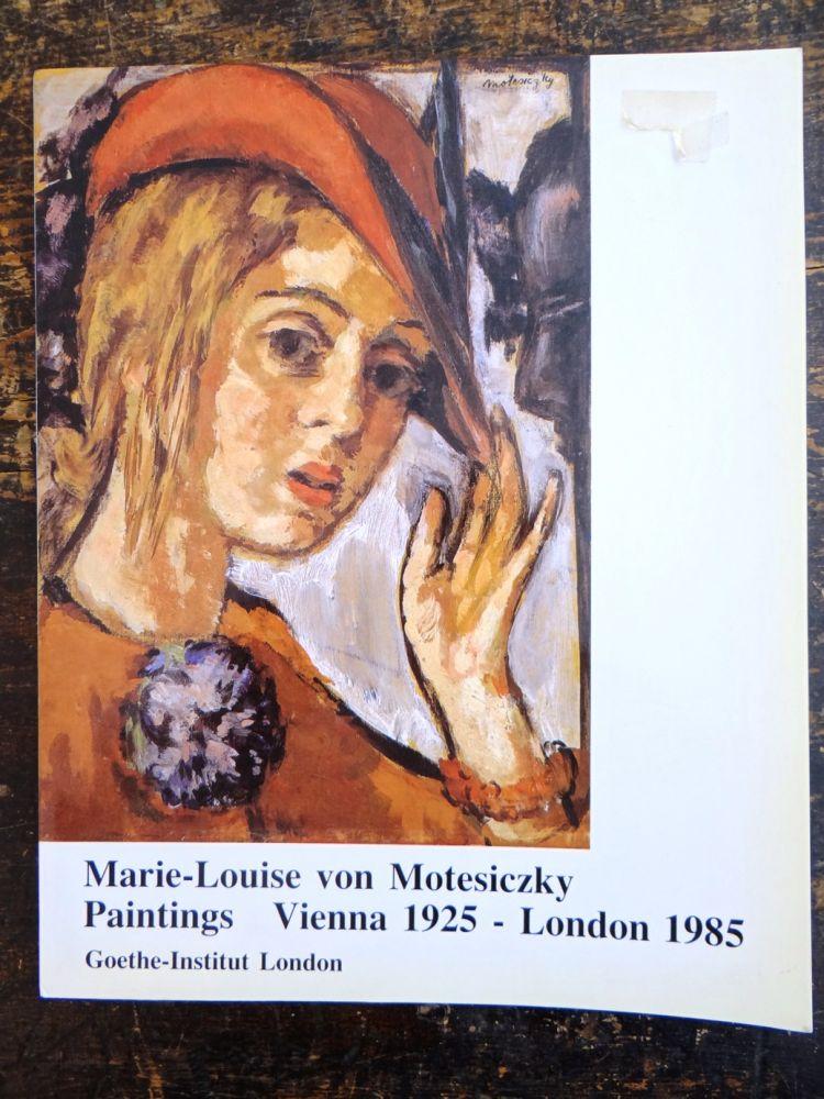Marie-Louise von Motesiczky: Paintings, Vienna 1925 - London, 1985 - Gombich, E.H. et al.