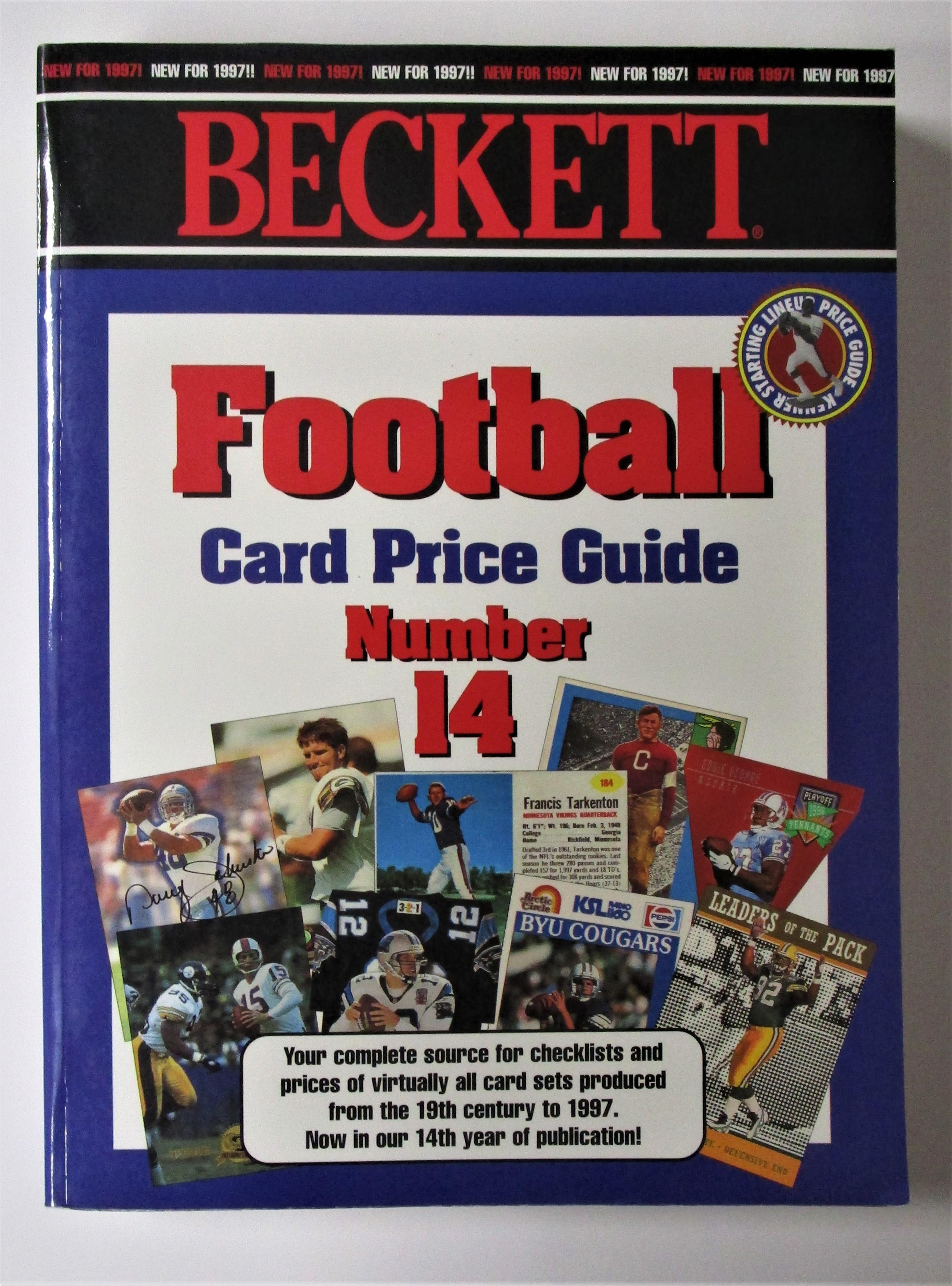 Beckett Football Card Price Guide, Number 14 by Beckett, Dr. James