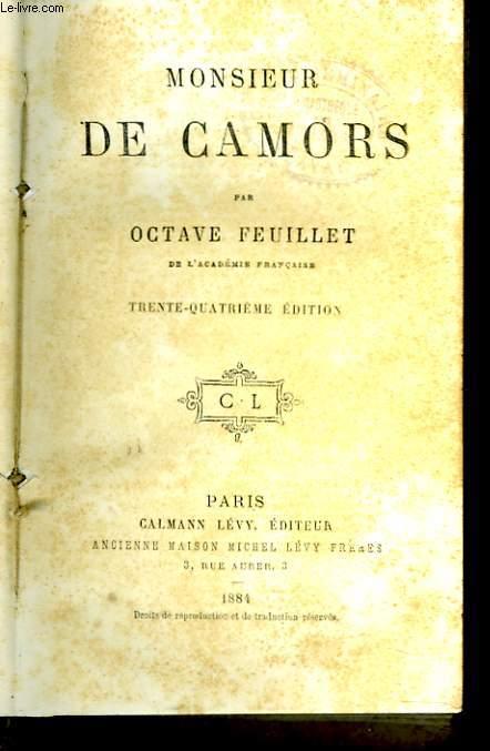 MONSIEUR DE CAMORS - OCTAVE FEUILLET