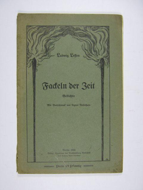 Fackeln der Zeit. Gedichte. - Lessen, Ludwig