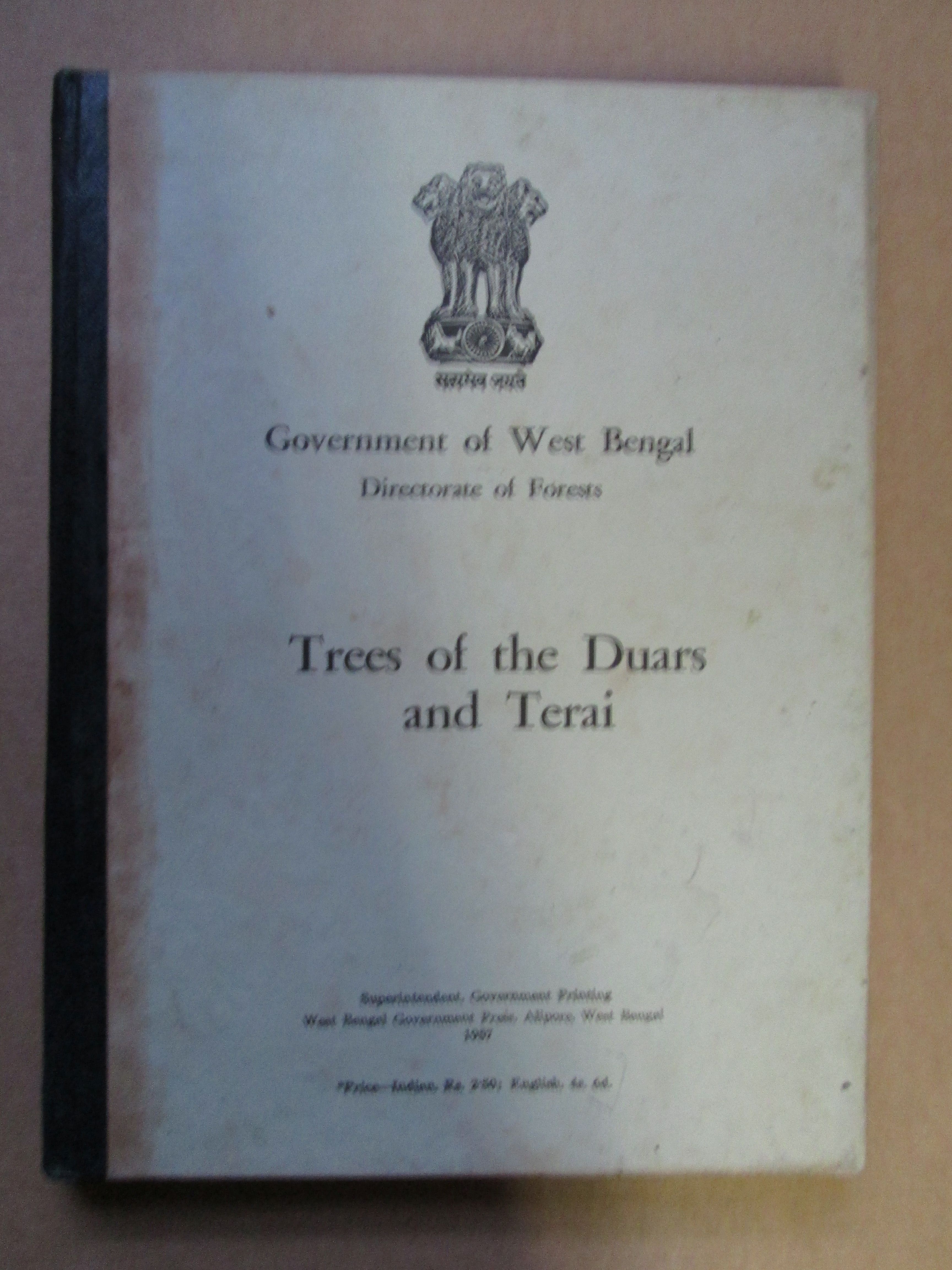 Trees of the Duars and Terai by West Bengal [India], Government of ...