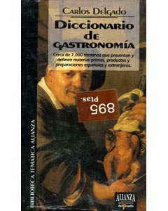 Diccionario de gastronomía.